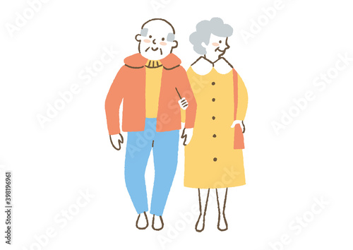 仲良し老夫婦