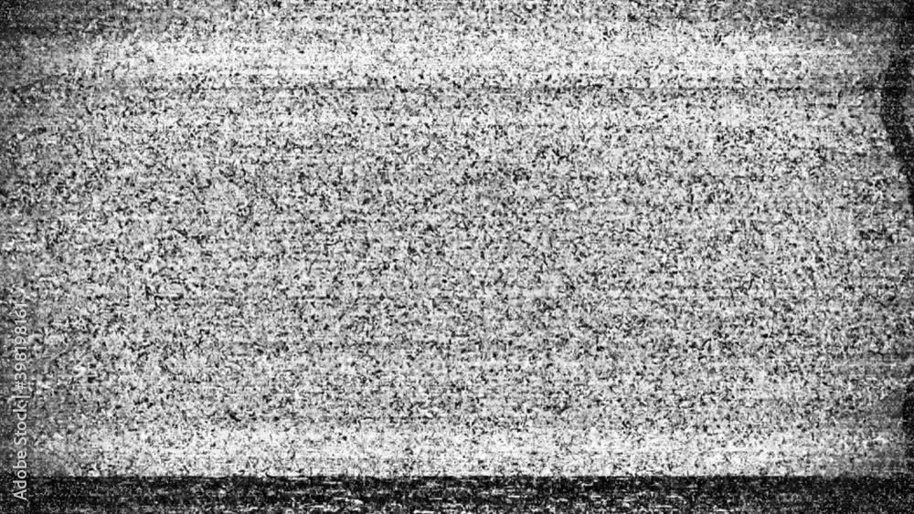 No signal TV.Niose tv screen pixels interfering signal.
