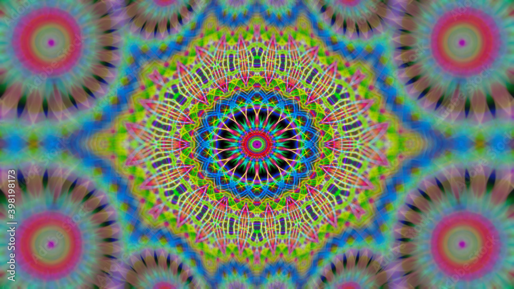 Abstract background with beautiful ornaments.