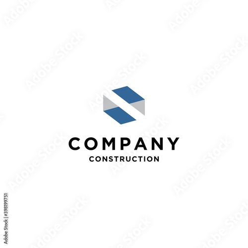 The letter S initials logo is suitable for construction companies Free Download The letter S initials logo is suitable for construction companies - GFXLoad