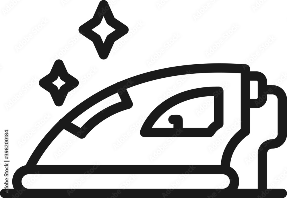 Iron icon vector isolate Iron icon vector isolate