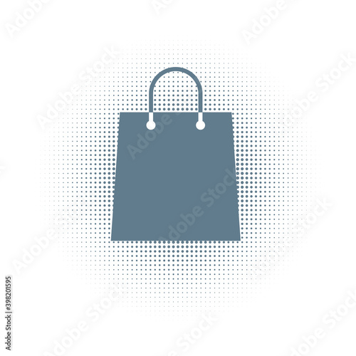 Shopping bag icon. Gift ico...