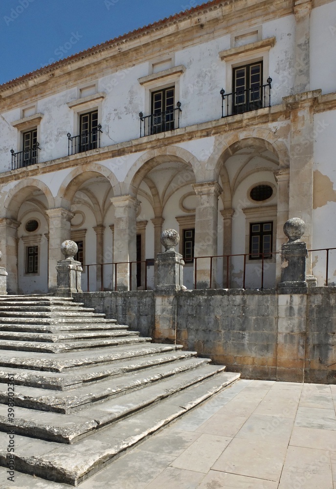 Facade of the Alcobaca monastery, Centro - Portugal 