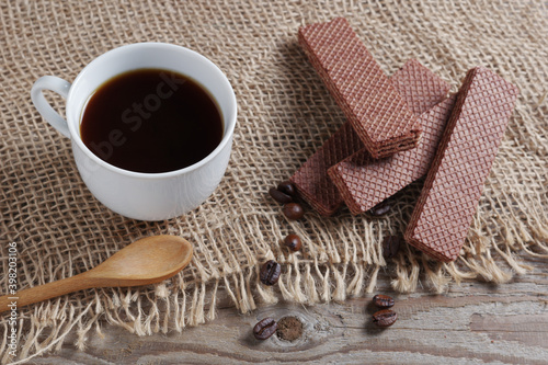 Coffee and wafers