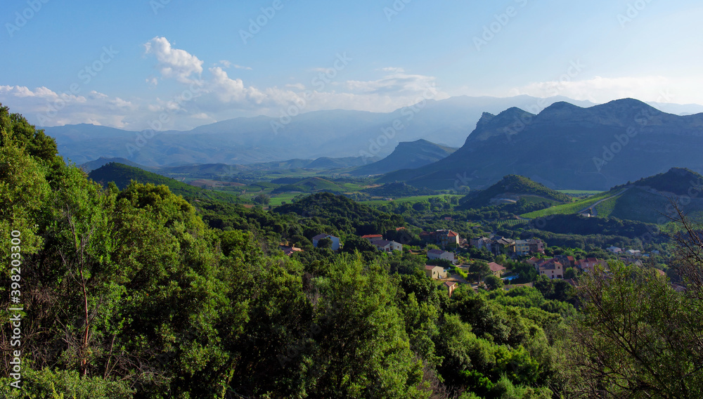 Patrimonio hills in Upper Corsica