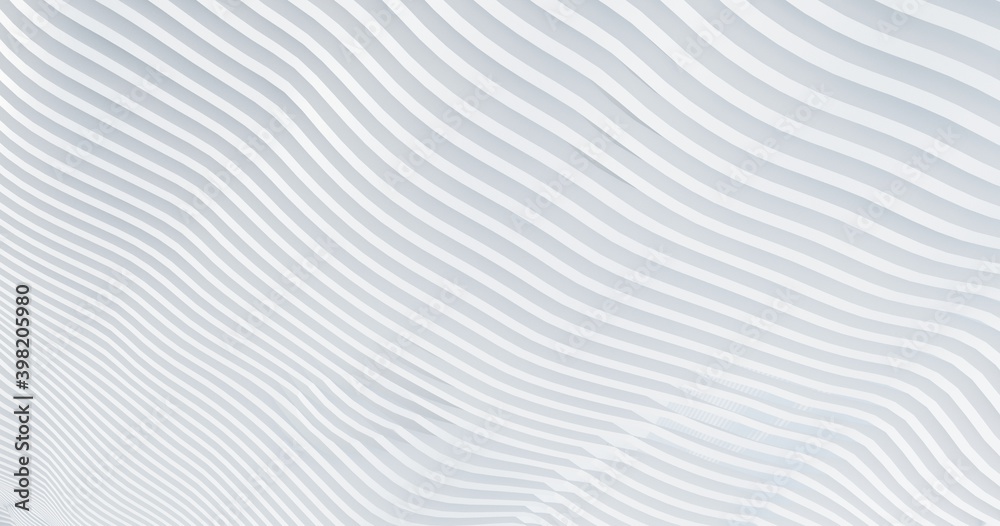 Parametric architecture of the future for presentations, graphic design. rchitectural composition, facade detail, wall, against light empty sky -3D render. Abstract geometric unobtrusive background. Parametric architecture of the future for presentations, graphic design. rchitectural composition, facade detail, wall, against light empty sky -3D render. Abstract geometric unobtrusive background.
