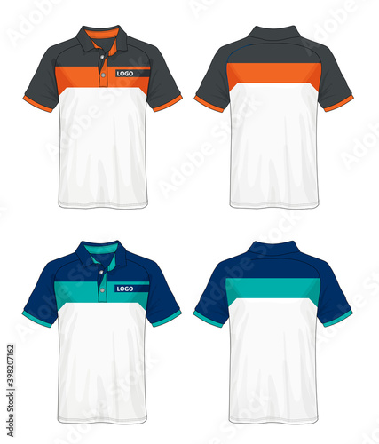 T-shirt polo design, Sport jersey template.	