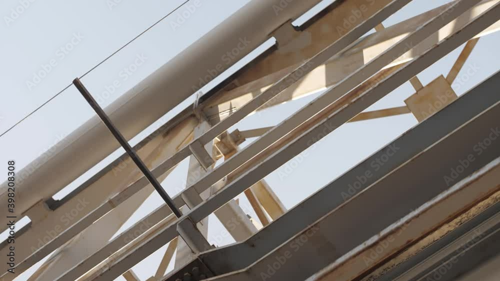 Abstract close up shot of the train bridge Abstract close up shot of the train bridge