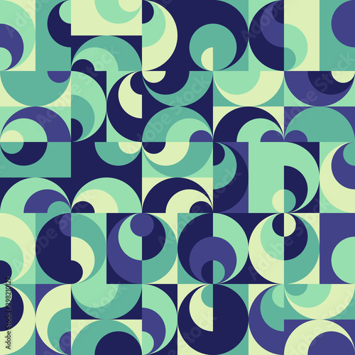 Bauhaus Abstract Vector Composition Design