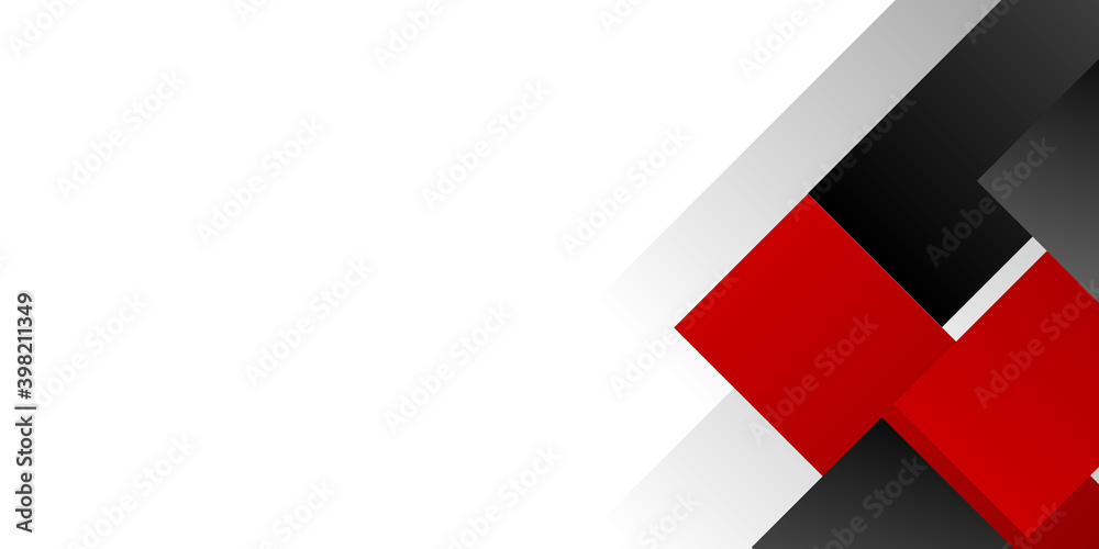 Abstract red black grey vector background, for design brochure, website, flyer. Geometric white wallpaper for certificate, presentation, landing page