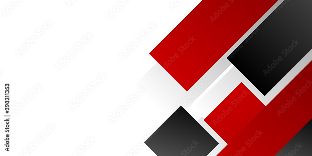 Abstract red black grey vector background, for design brochure, website,  flyer. Geometric white wallpaper for certificate, presentation, landing  page Stock Vector | Adobe Stock