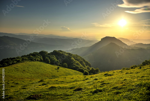 A view to Treskavets peak, Teteven region (Bulgaria)