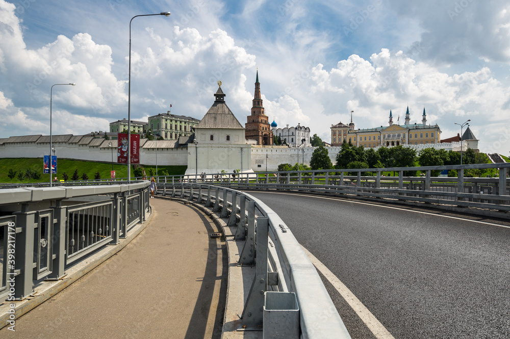 Obraz premium Panoramic view of the Kazan Kremlin
