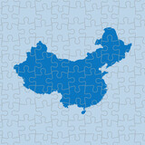 vector map of China