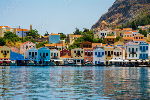 Kastellorizo Island harbour view in Greece