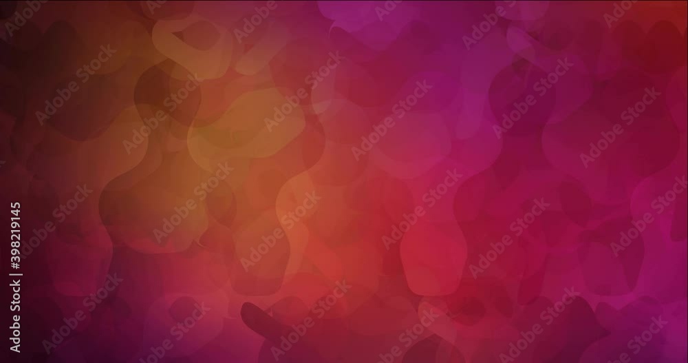 4K looping dark pink, red video sample with abstract forms. Colorful chaotic forms with gradient in moving style. Flicker for digital promotions. 4096 x 2160, 30 fps.