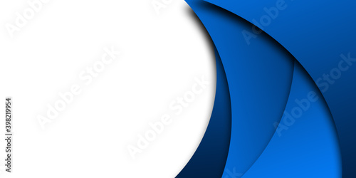 Φωτογραφία Modern futuristic blue white abstract background for presentation design, banne
