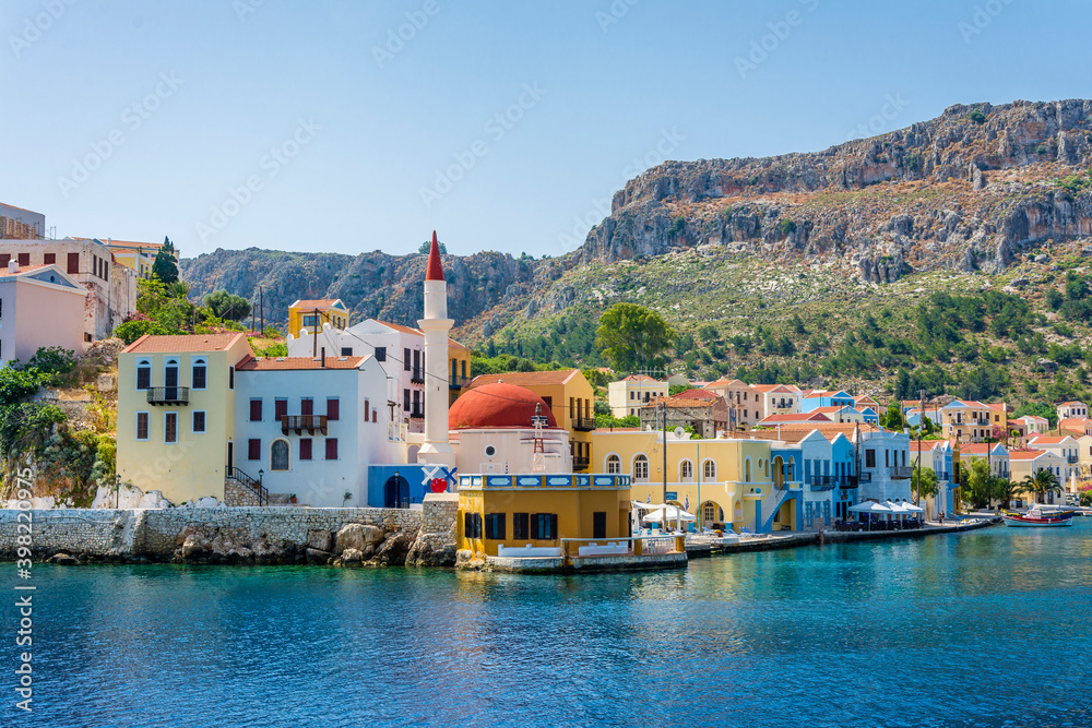 Kastellorizo Island harbour view in  Greece