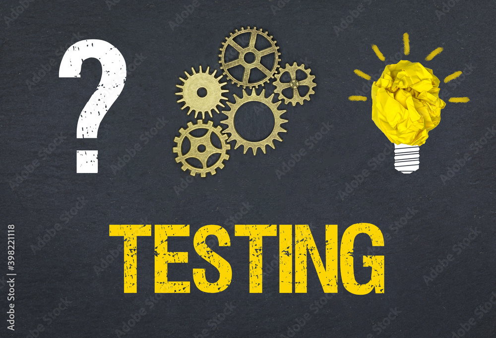 Obraz premium Testing