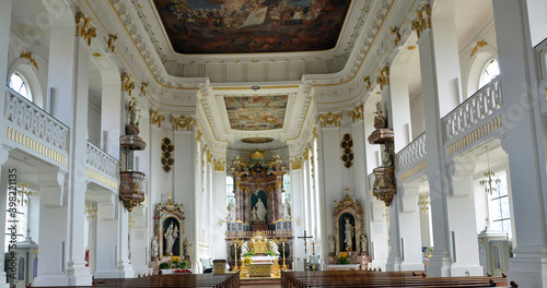 Stadtpfarrkirche St.Verenar innen, Bad Wurzach