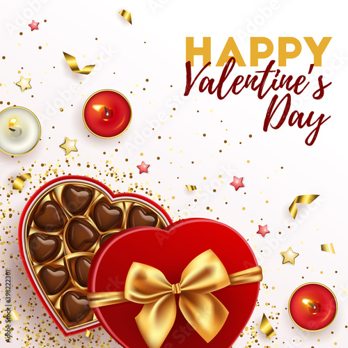 Valentine s Day sale banner