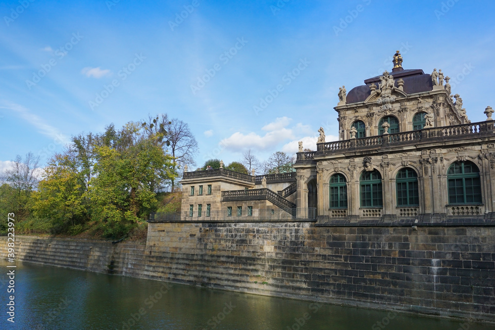 The Zwinger in the old town of Dresden	
