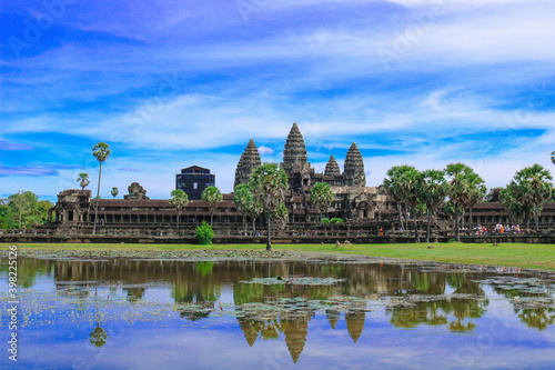 Angkor Wat and the blue sky