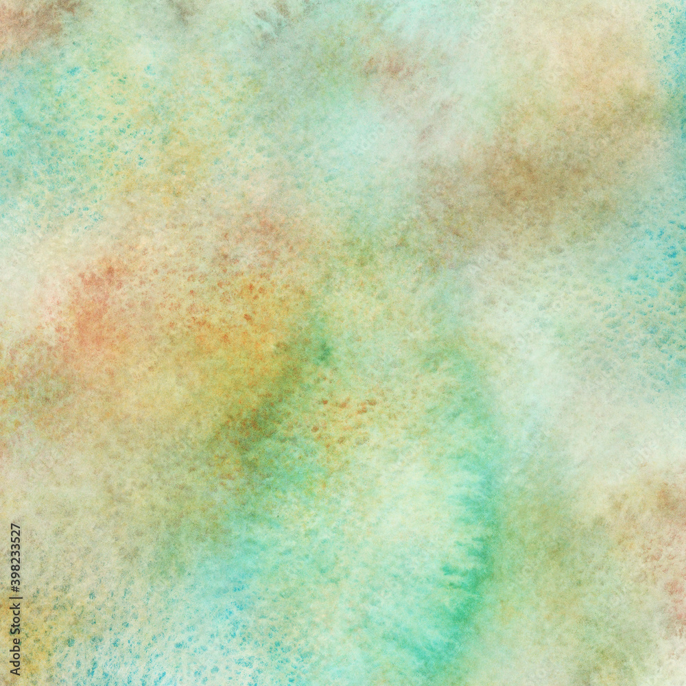 Green watercolor background. Grunge texture