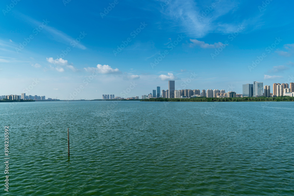 Urban Scenery of Nanchang New District,jiangxi,china Urban Scenery of Nanchang New District,jiangxi,china