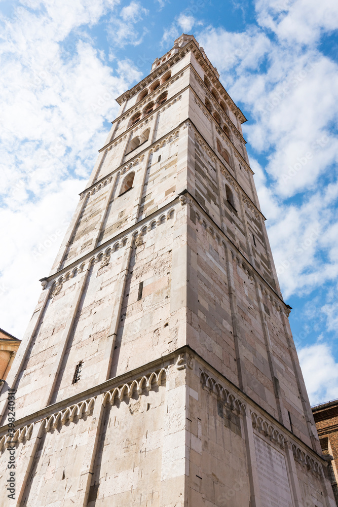 Ghirlandina Tower. Metropolitan Cathedral of Saint Mary of the Assumption and Saint Geminianus. Modena, Italy 2