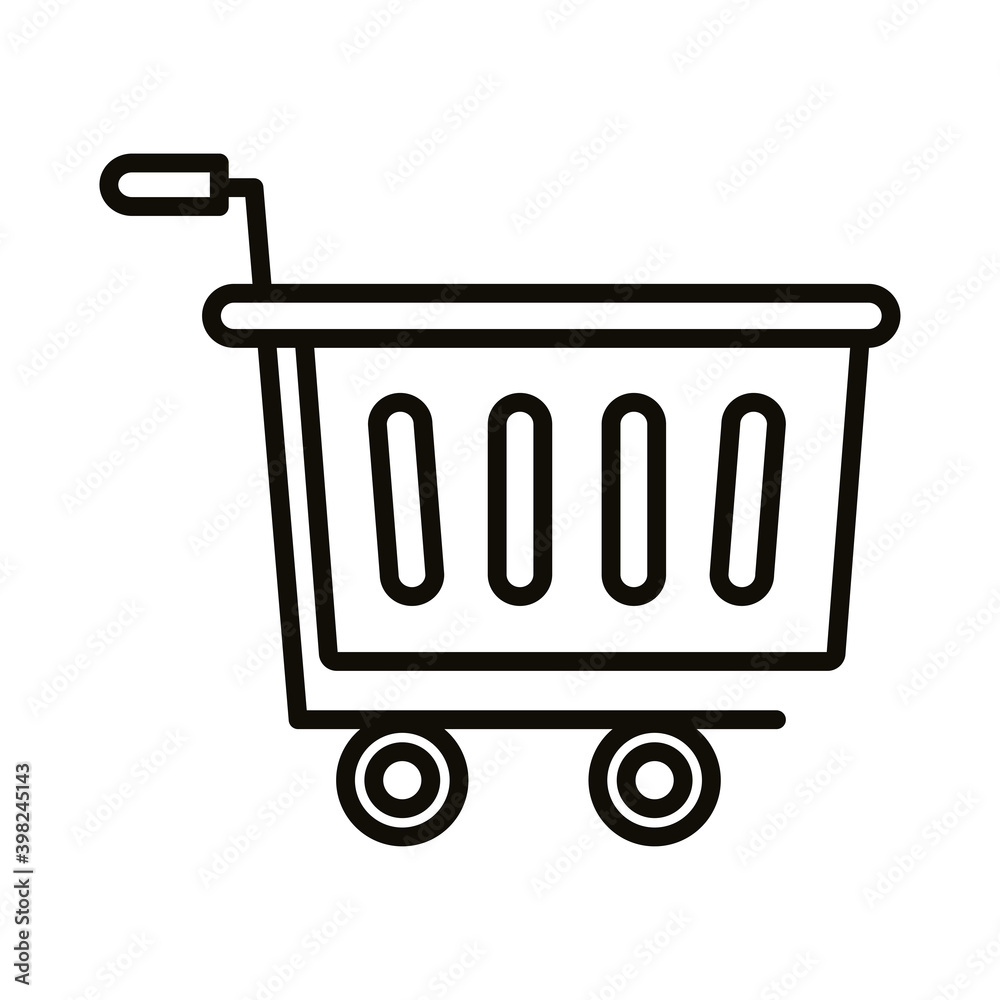 shopping cart plastic supermarket line style shopping cart plastic supermarket line style