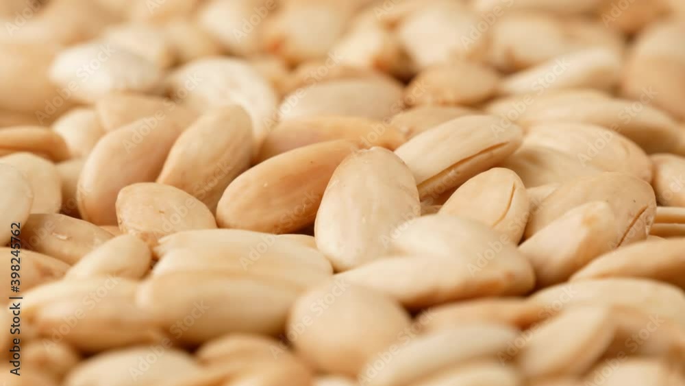 Peeled almonds, side view. Nuts. Healthy food. Peeled almonds, side view. Nuts. Healthy food.