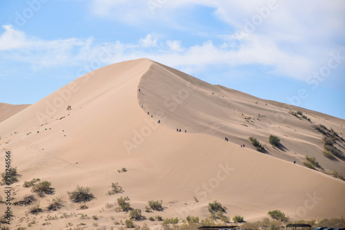 Singing dune (Sand dune) in the Altyn Emel Nationalpark, Kazakhstan