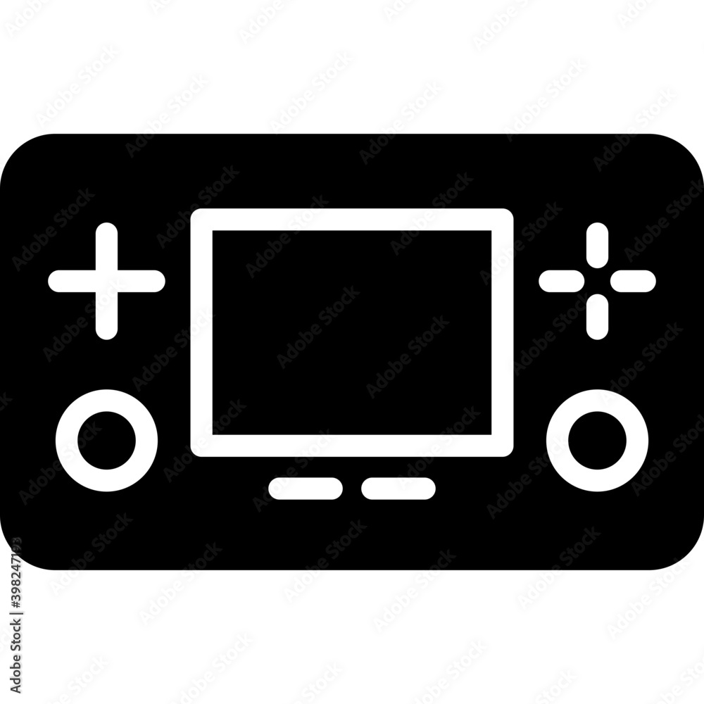 Obraz premium Video console icon vector