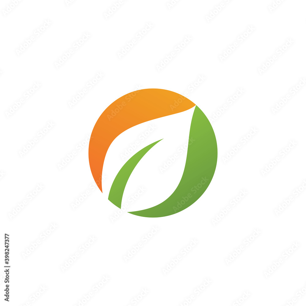 Leaf  ecology Logo Template vector symbol nature