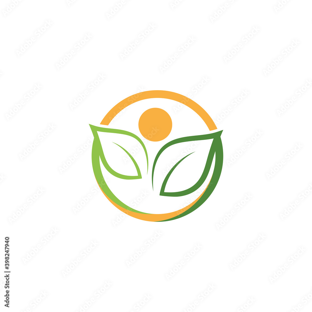 Leaf ecology Logo Template vector symbol nature Leaf ecology Logo Template vector symbol nature