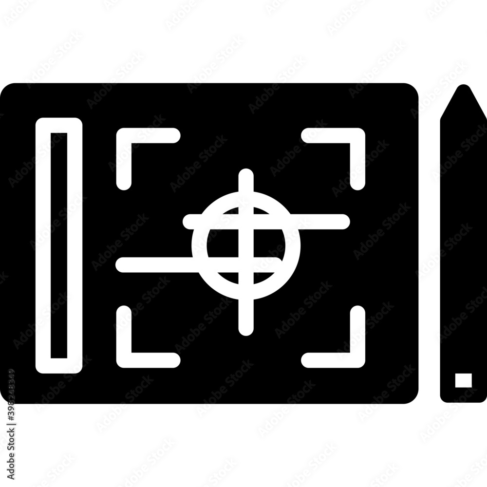Graphic pen tablet icon vector Graphic pen tablet icon vector