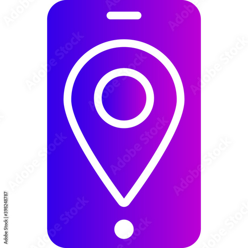 GPS for phone icon