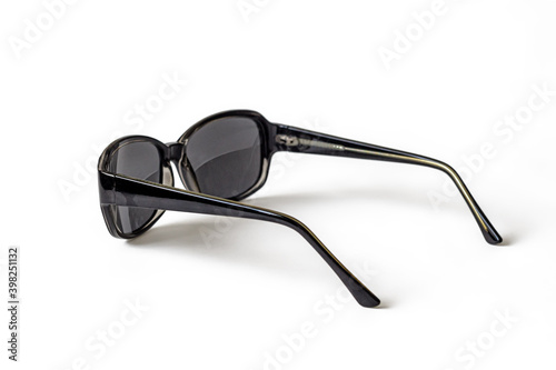 Black sunglasses isolated on a white background