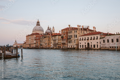 Panoramic view of Venice grand canal view with historical buildings © TravelFlow