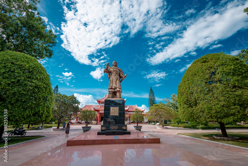  view of King Quang Trung museum , Quang Trung 's King was also one of the most successful military commanders in Vietnam's history. photo