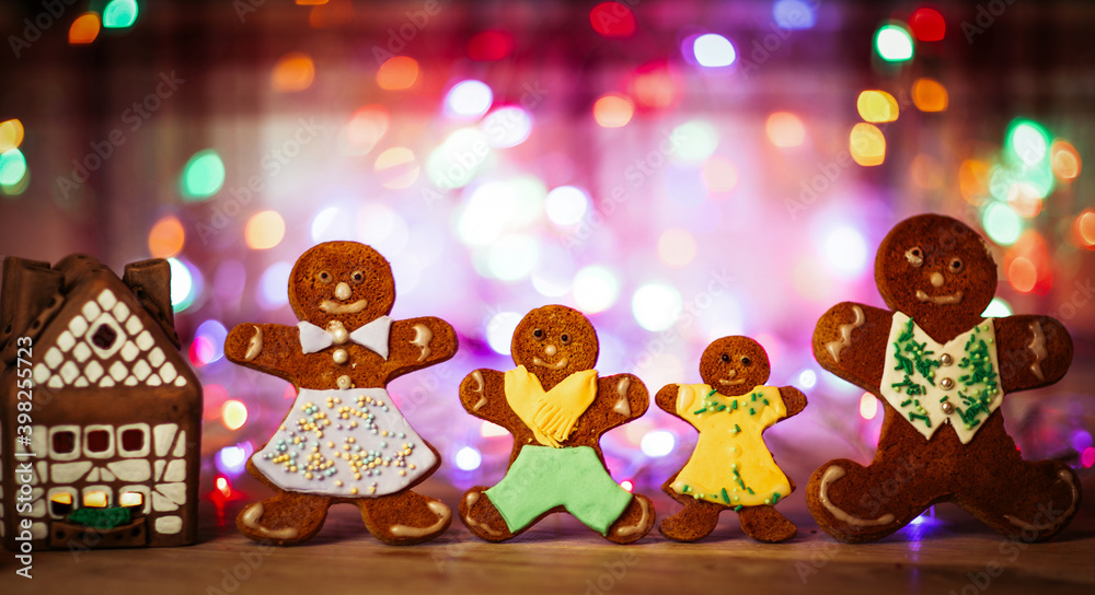 Christmas gingerbread house. photo with space for text Christmas gingerbread house. photo with space for text