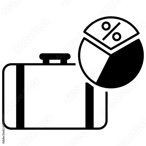 WHT Vector Glyph Icon Design, Compulsory Financial charges and Taxation Symbol on White Background, Levy Sign, Withholding tax Concept,