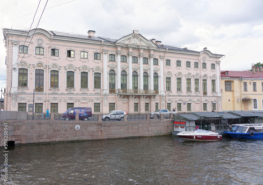  View of the canal on July 5; 2015 in St. Petersburg