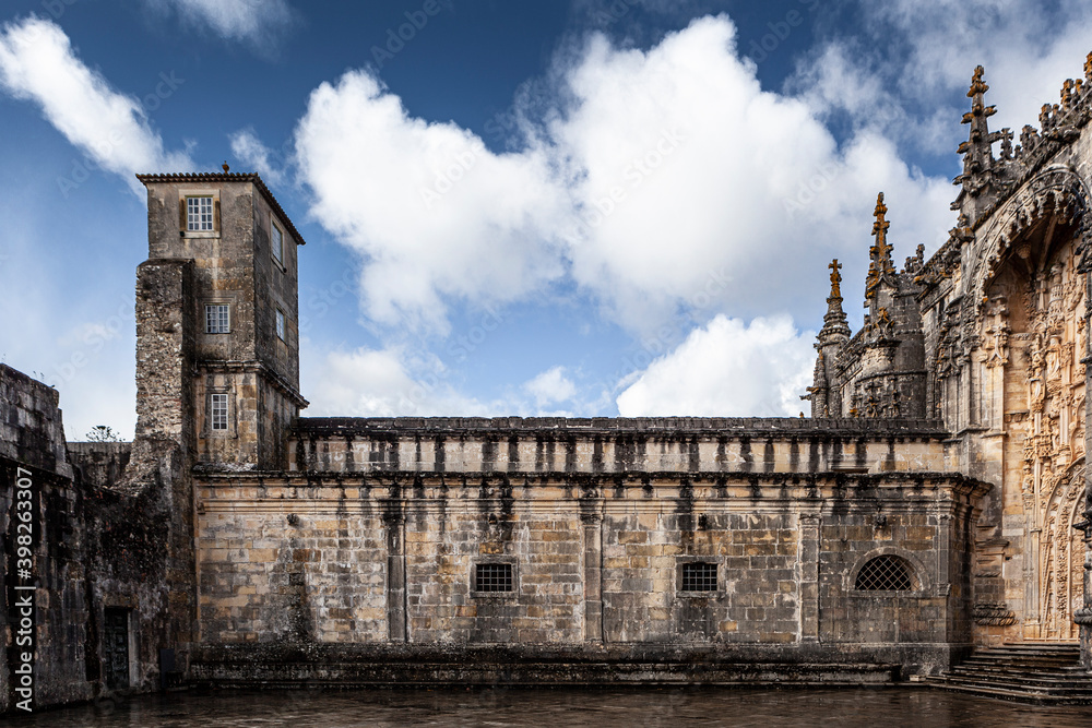 Facade of the Castle of Tomar.
Tomar, Portugal