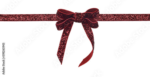 Vinous velvet lurex ribbon ...