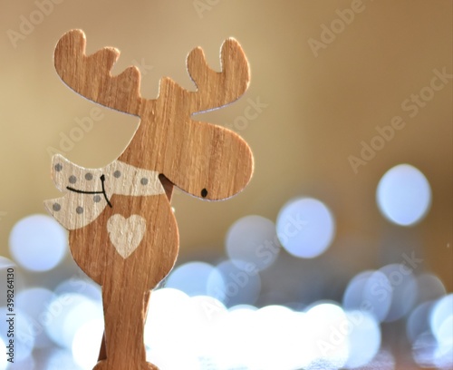 Fototapeta Naklejka Na Ścianę i Meble -  christmas tree with reindeer