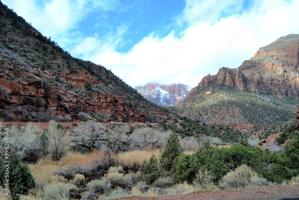 Beautiful landscape of Zion National Park, Utah