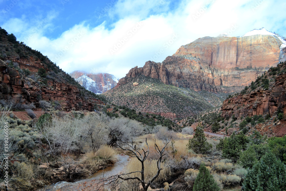 Amazing view of Zion National Park, Utah