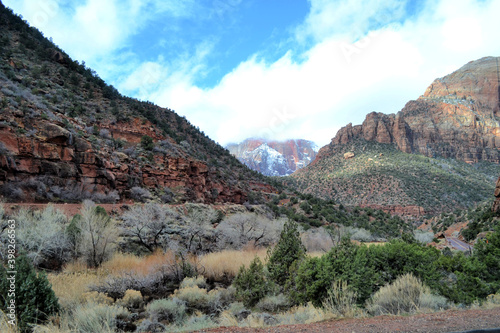 Obraz na płótnie Beautiful landscape of Zion National Park, Utah w salonie